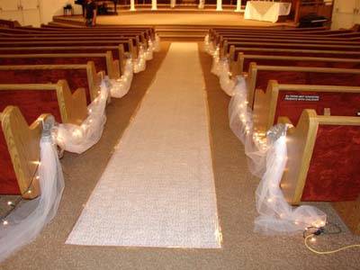wiązanki ślubne w kościele