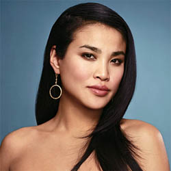 proste czarne włosy na wesele Katalog fryzur ślubnych