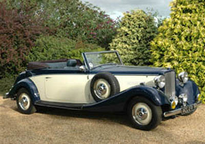 Wiekowy samochód na ślub - Jaguar Royale 1930