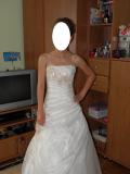 Suknia ślubna „DARIA”Piękna, delikatna jednoczęściowa suknia ślubna dla subtelnej kobiety.  kolor: ecru rozmiar: 34/36