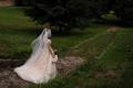 Suknia ślubna dwuczęściowa suknia ślubna kolor: brzoskwiniowy rozmiar: 38