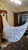 Suknia ślubna Koronkowa sukna ślubna kolor: perłowy rozmiar: 36