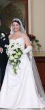 Suknia ślubna Piekna, elegancka suknia z firmy PRONOVOS Barcelona szyta w Harrods Londyn Wielka Brytania. kolor: Biala rozmiar: 36-38