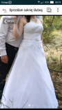 Suknia ślubna Piękna suknia ślubna  kolor: Biały rozmiar: 36-40
