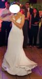 Suknia ślubna Przepiękna sukienka Plisa z nowej kolekcji Pronovias kolor: Biała perła rozmiar: XS/34