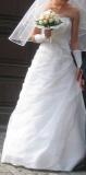 Suknia ślubna śliczna suknia ślubna kolor: ecru ze złotymi zdobieniami rozmiar: 34-36