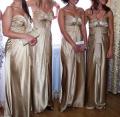 Suknia ślubna Sprzedam lub wypożyczę Przepiękne sunie dla druhen, Pani Młodej lub gościa kolor: złota, beżowa, nude rozmiar: 34, 36, 36, 38, 38, 40