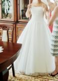 Suknia ślubna Sprzedam piękną suknię ślubną Herm's Candice 40 Swarovski kolor: The white rozmiar: 40