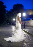 Suknia ślubna Sprzedam suknię "Galante" z firmy Pronovias kolor: naturalna biel (jasne écru) rozmiar: 36