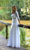Suknia ślubna Sprzedam suknię ślubną kolor: Biały rozmiar: 38