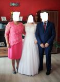 Suknia ślubna Sprzedam suknię ślubną kolor: white rozmiar: 42