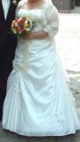 Suknia ślubna suknia dla puszystej SWEETHEART model 5845  kolor: ivory-śmietankowy rozmiar: 48