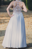 Suknia ślubna Zjawiskowa suknia ślubna (suknia + tren + welon) kolor: Biel rozmiar: 34/36