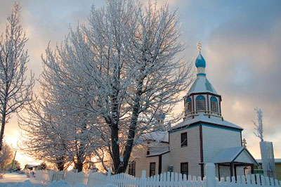 Kościół zimą