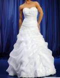 Suknia ślubna Suknia ślubna model Hanna roz. 36-38 wiazana + welon i bolerko kolor: Biały rozmiar: 36 -38