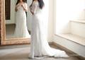 Suknia ślubna Piękna włoska suknia ślubna firmy Lilea kolor: złamana biel rozmiar: 36-38