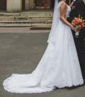 Suknia ślubna Bajkowa suknia ślubna Annais Minda roz. 38 kolor: biały rozmiar: 38