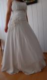 Suknia ślubna Delikatna i zwiewna muślinowa suknia ślubna. kolor: Biała rozmiar: 38 ( duże), 40, 42 ( małe)