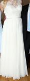Suknia ślubna Delikatna suknia Afrodyta Ally kolor: delikatnie wpadający w ecru rozmiar: 38 z metki 