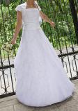 Suknia ślubna elegancka niepowtarzalna 36 38 kolor: biała rozmiar: 36/38