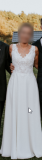 Suknia ślubna Elegancka, ręcznie haftowana suknia ślubna kolor: Ecru rozmiar: 36/38