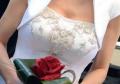 Suknia ślubna Klasyczna elegancka suknia slubna kolor: biała rozmiar: 36