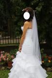 Suknia ślubna kobieca suknia ślubna Moonlight 2012 model J6190 kolor: biel rozmiar: 34-36