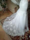 Suknia ślubna Koronkowa piękna suknia w stylu hiszpańskim kolor: Biała 