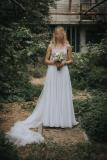 Suknia ślubna Muślinowa suknia ślubna kolor: Biały rozmiar: 36