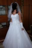 Suknia ślubna Piękna suknia ślubna Miss Kelly w dobrej cenie kolor: biały rozmiar: 38