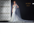 Suknia ślubna PIĘKNA SUKNIA ŚLUBNA SYRENKA RYBKA SWAROVSKI kolor: biała rozmiar: 36-38
