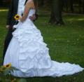Suknia ślubna PIĘKNA SUKNIA ŚLUBNA Z KAMIENIAMI SWAROVSKIEGO kolor: biały rozmiar: 36-42