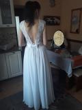 Suknia ślubna piękna, zjawiskowa, skromna suknia ślubna kolor: biały rozmiar: 38-40