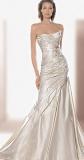 Suknia ślubna Przepiękna hiszpańska suknia ślubna Aterier Diagonal 1856 roz.34/36 kolor: jasne ecru (śmietana) rozmiar: 34/36