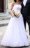 Suknia ślubna śliczna AGNES 10221 kolor: biały rozmiar: 34-38