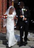 Suknia ślubna Śliczna koronkowa suknia ślubna kolor: ivory (śmietankowa biel, kość słoniowa) rozmiar: 34-38