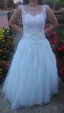 Suknia ślubna śliczna sukienka na sprzedaż kolor: biały rozmiar: 38-40
