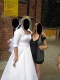 Suknia ślubna Śliczna suknia ślubna!! kolor: Biały rozmiar: 42-46 (szyta na miarę)