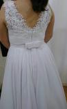 Suknia ślubna Śliczna suknia ślubna + szal na ramiona, 800 zł do negocjacji kolor: biały rozmiar: XL (44/46)