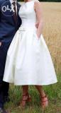 Suknia ślubna sprzedam kolor: biały perłowy rozmiar: 36/38