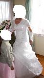 Suknia ślubna sprzedam piekna suknie slubna kolor: biel rozmiar: 36-40
