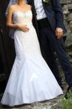Suknia ślubna sprzedam przepiękną suknię slubną kolor: biel rozmiar: 38