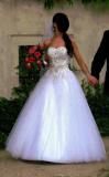 Suknia ślubna Sprzedam suknię ślubną kolor: Biały rozmiar: 34-36