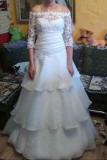 Suknia ślubna Sprzedam suknie slubną kolor: Biały rozmiar: 38