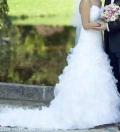 Suknia ślubna Subtelna hiszpanka kolor: biały rozmiar: 36 - 38