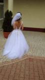 Suknia ślubna Suknia koronkowo-tiulowa w rozmiarze 36 kolor: Biały rozmiar: 36