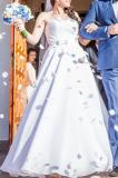 Suknia ślubna SUKNIA ŚLUBLNA ROZMIAR 42 NA SPRZEDAŻ kolor: biały rozmiar: 40-42