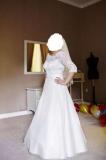 Suknia ślubna Suknia ślubna Agnes Bridal kolor: biała rozmiar: 38