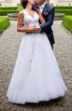 Suknia ślubna Suknia ślubna model MAXIMA rozmiar 34/36 kolor: Ivory - śmietankowy rozmiar: 34/36