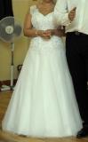 Suknia ślubna SUKNIA ŚLUBNA OKAZJA kolor: biały rozmiar: 40-44